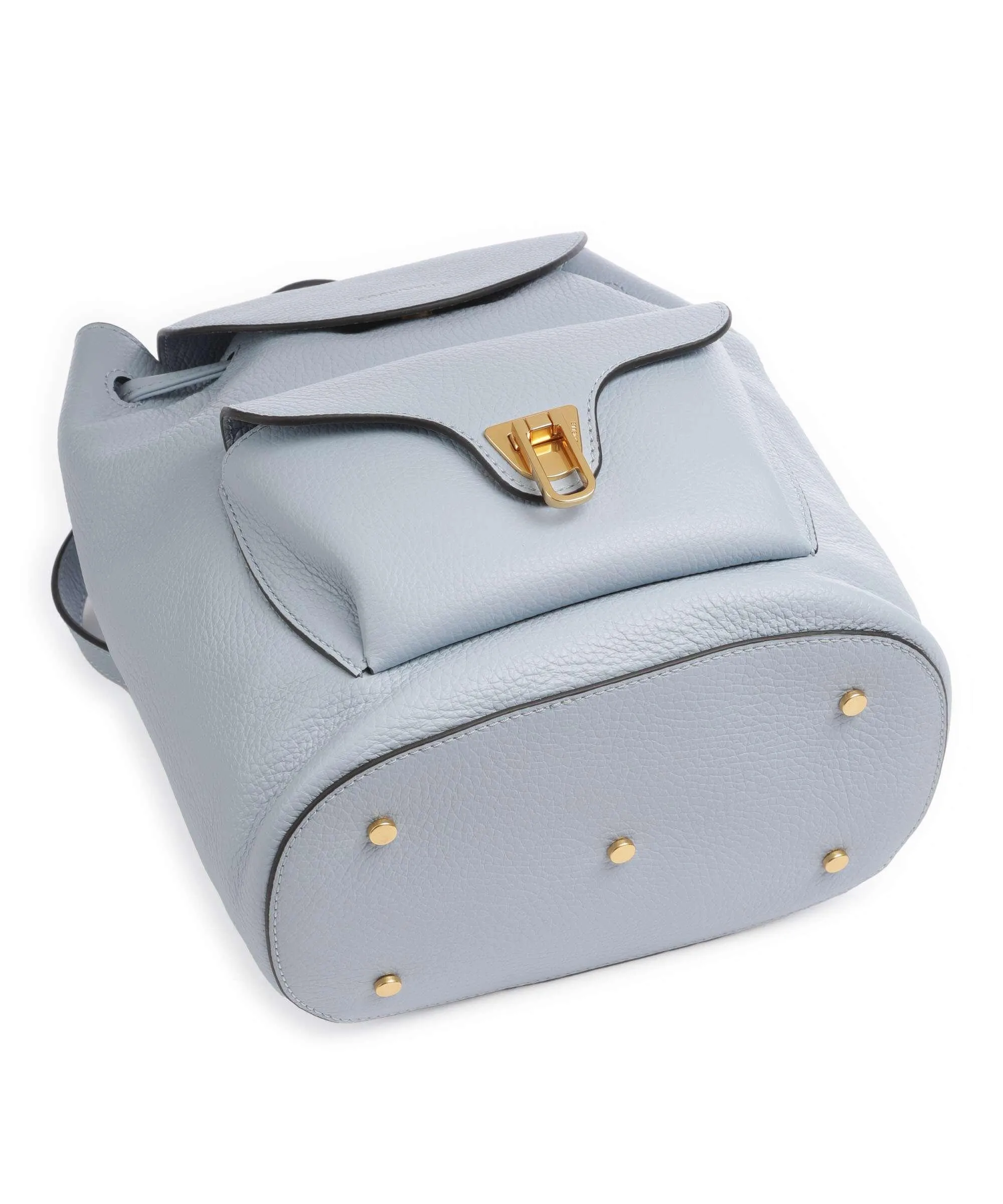  Coccinelle Beat Soft Zaino pelle di vacchetta grana blu chiaro  