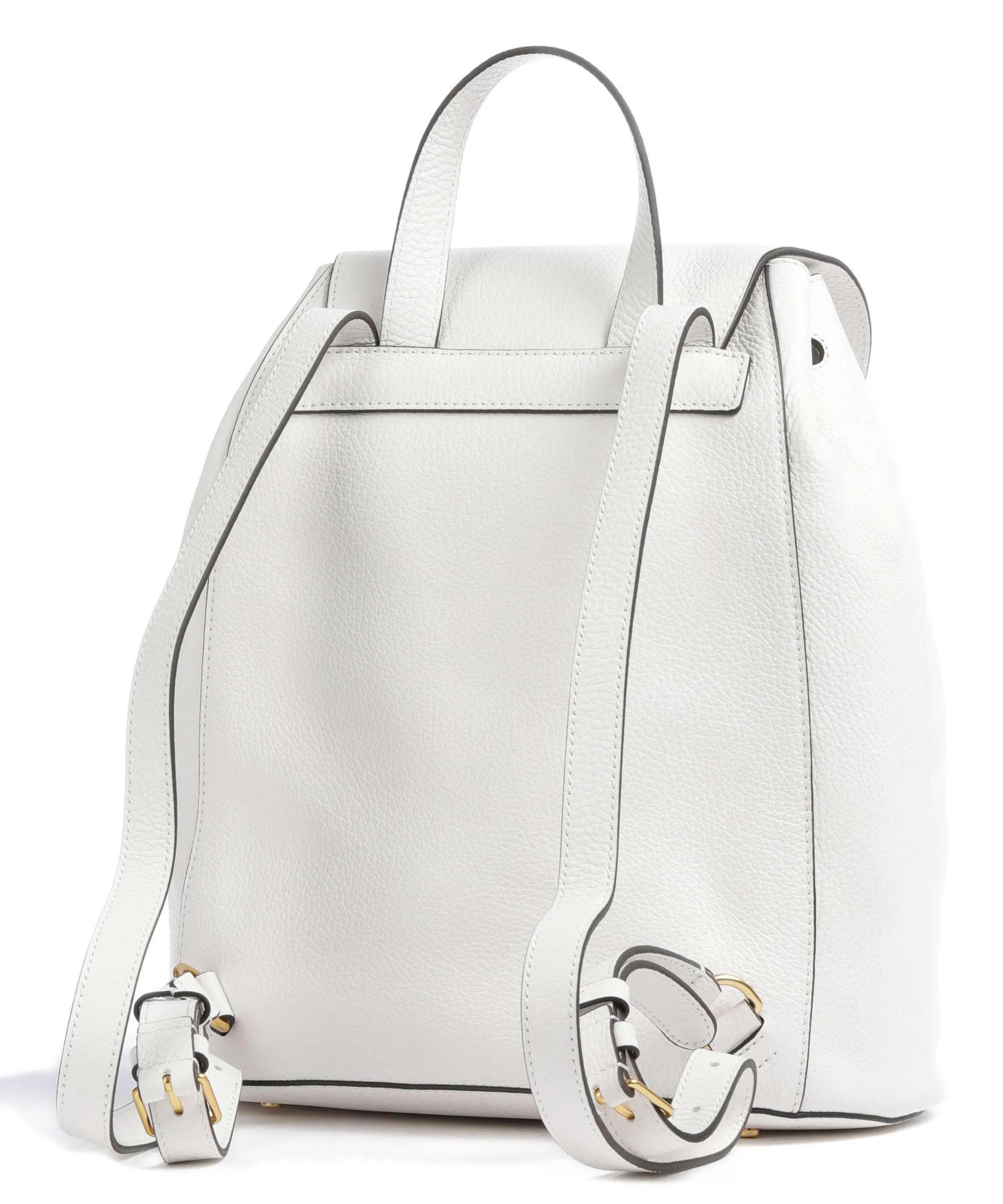  Coccinelle Beat Soft Zaino pelle granulata bianco  