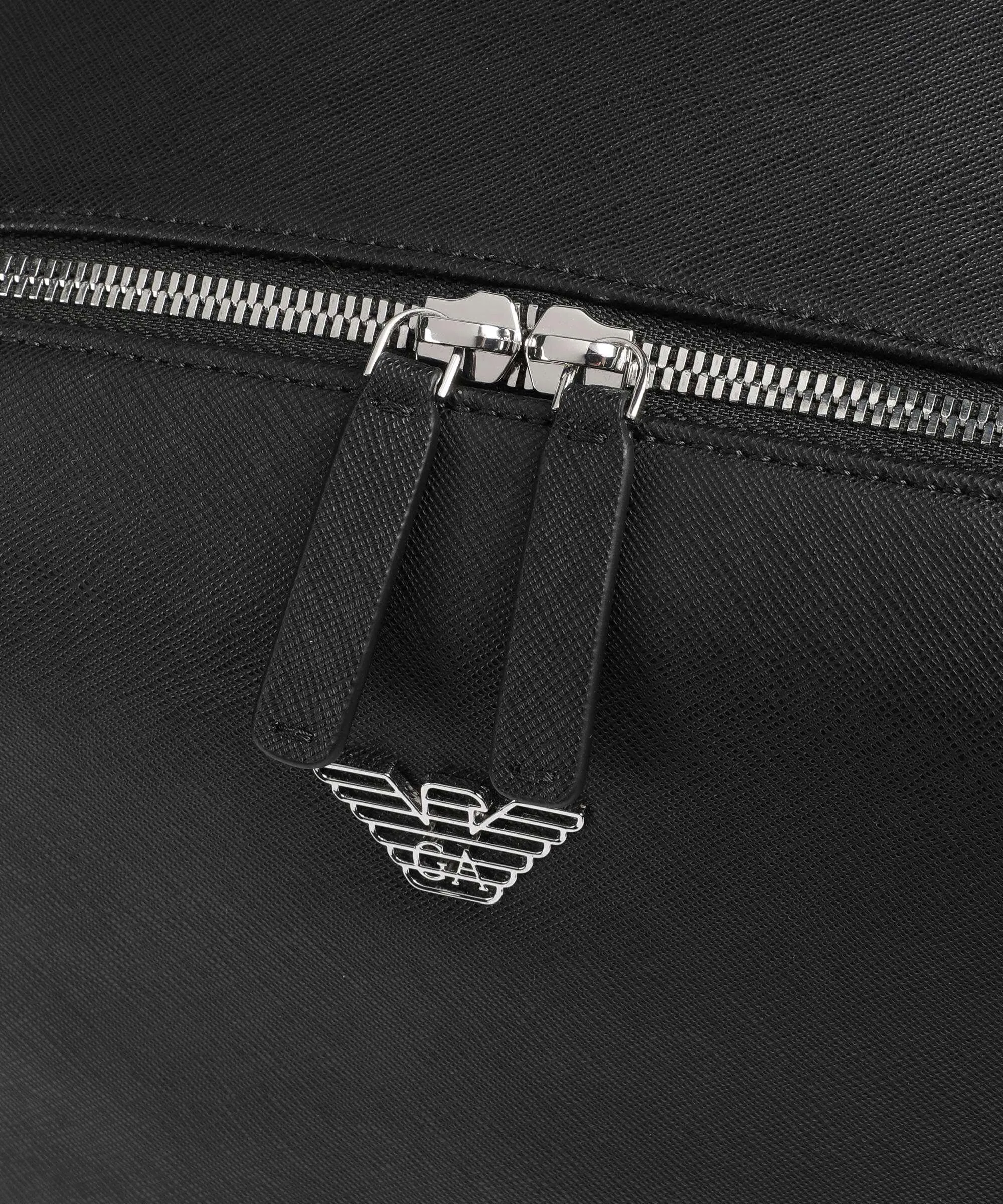  Emporio Armani Business Regenerated Zaino 14″ pelle sintetica nero  