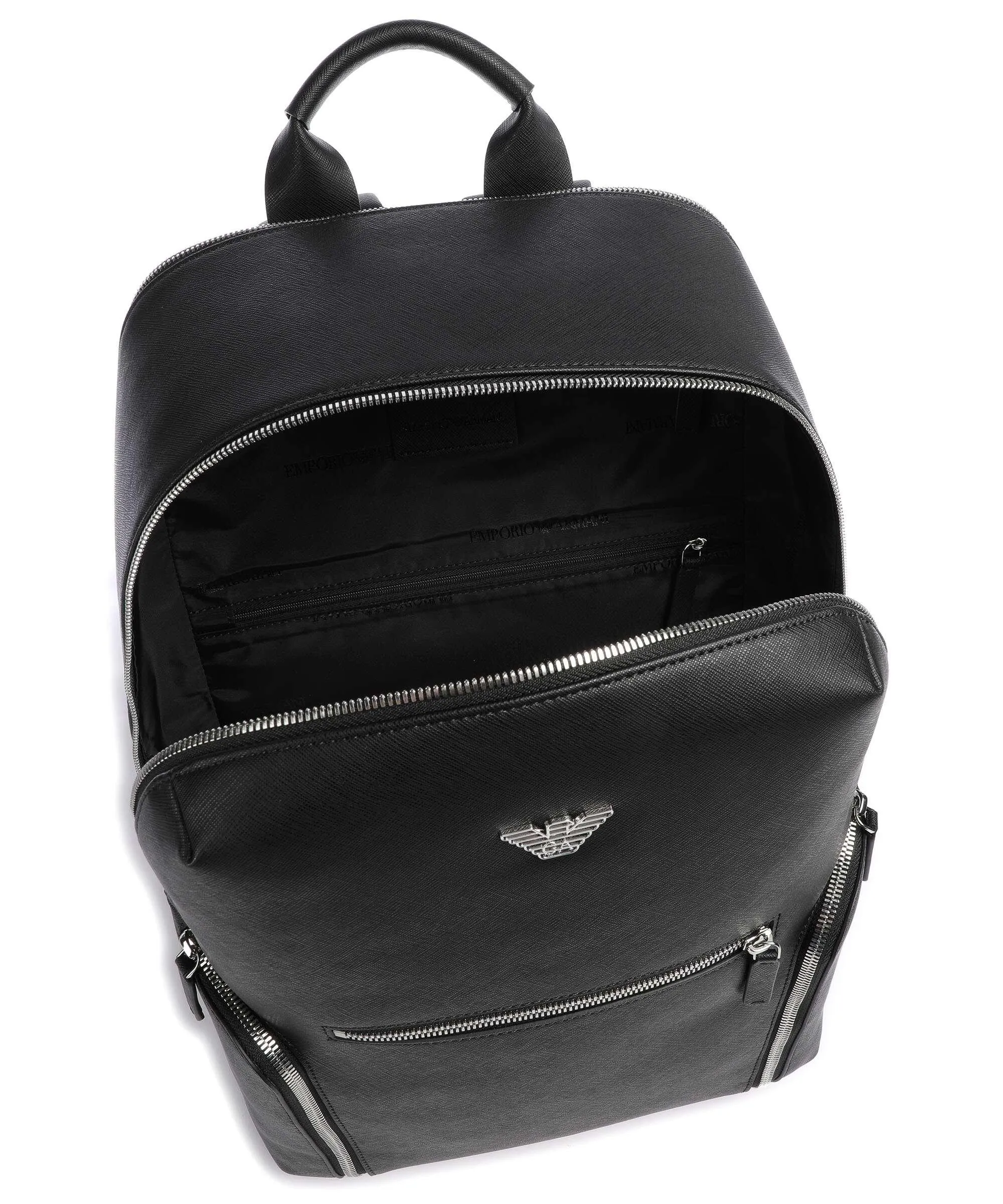  Emporio Armani Business Regenerated Zaino 14″ pelle sintetica nero  