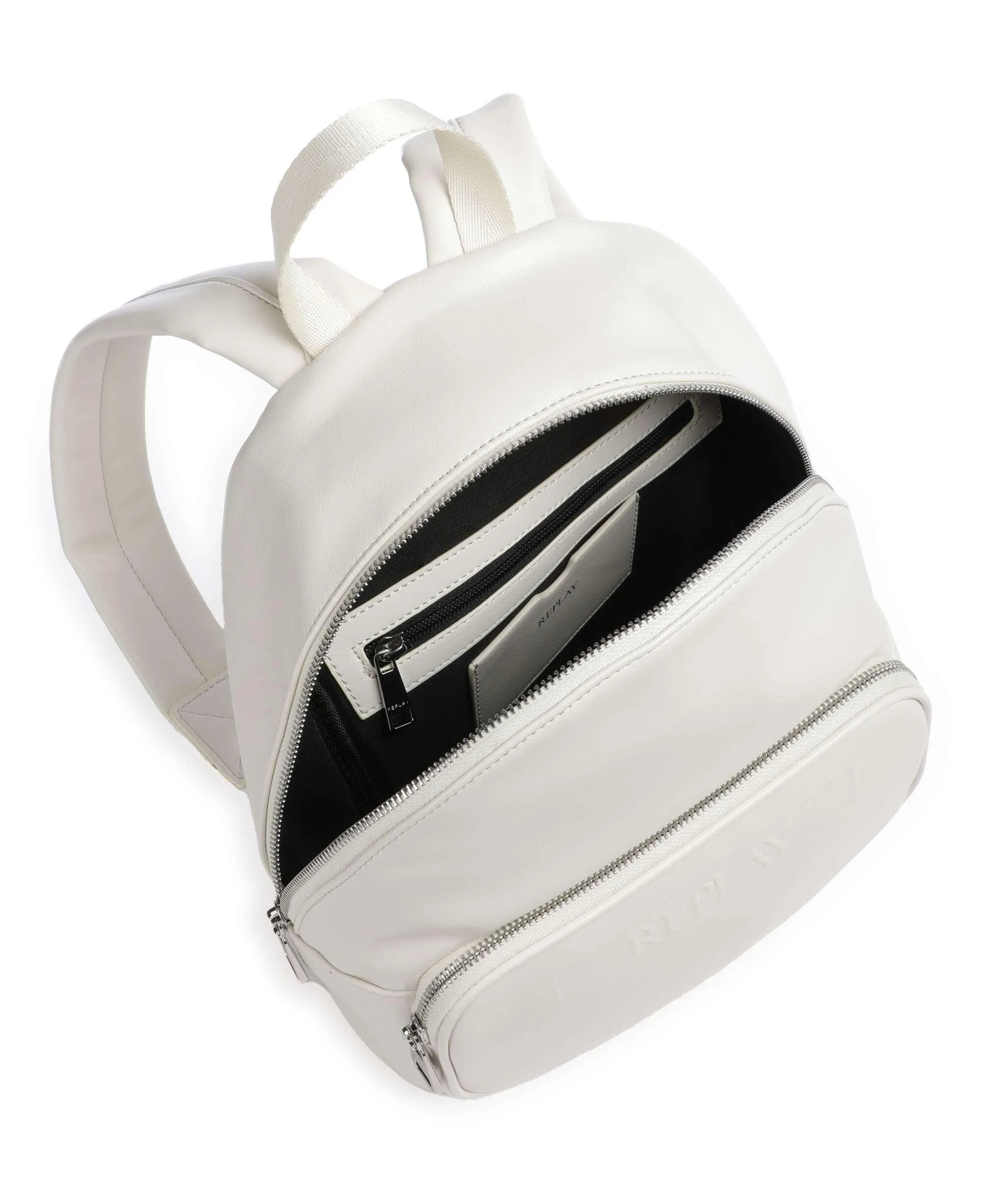  Replay Zaino pelle sintetica bianco  