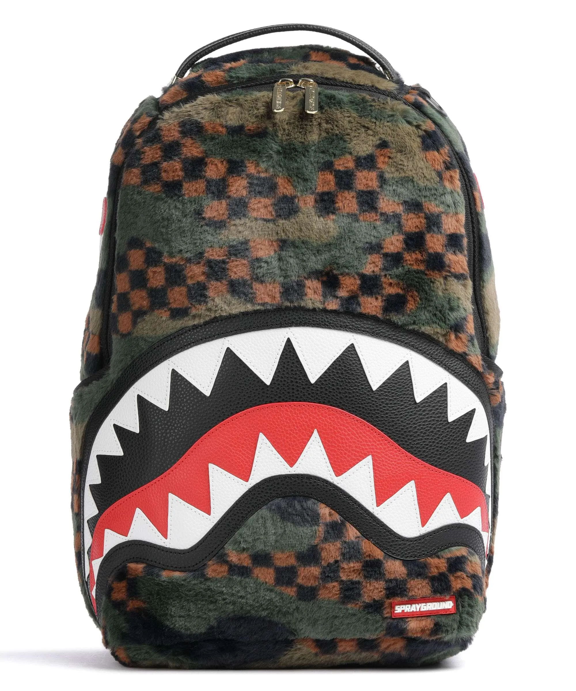  Sprayground Green 3Am Fur Zaino 14″ poliestere multicolore  