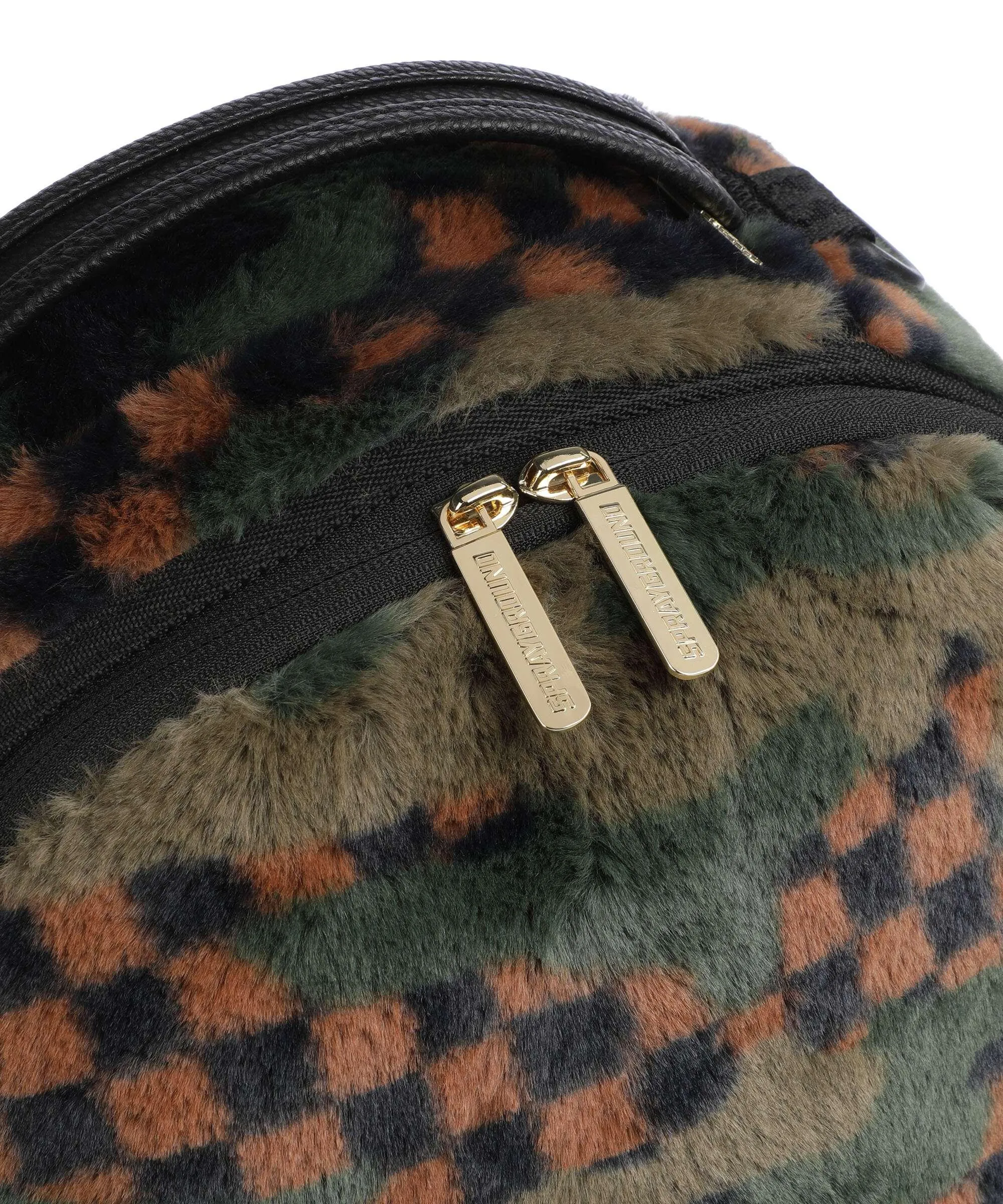  Sprayground Green 3Am Fur Zaino 14″ poliestere multicolore  